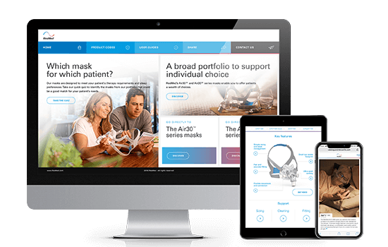 : CPAP-masks-interactive-brochure-for-healthcare-professionals-ResMed