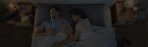 Patient under CPAP therapy